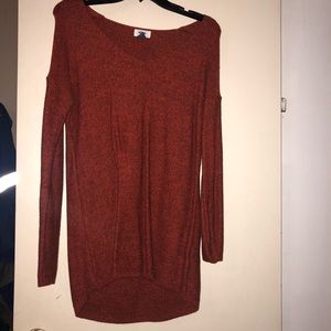 Burnt orange V neck sweater 🧡